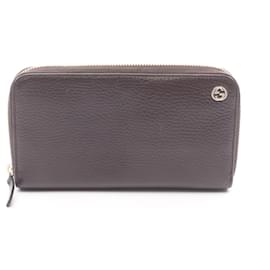 Portafoglio lungo rotondo Gucci Interlocking G