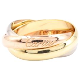 Cartier Trinity Ring in Gelb Weiß und Roségold