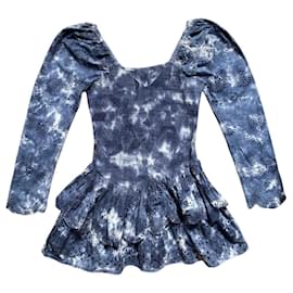 Vestido Mini Cedria LoveShackFancy Tie-Dye