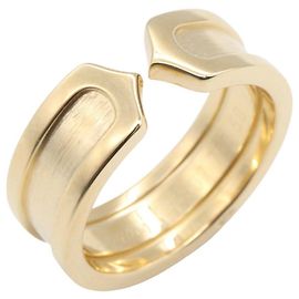 Anel Cartier C2 em ouro amarelo 18K
