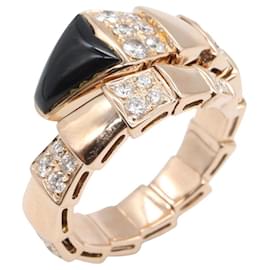 Bvlgari Serpenti Onyx-Diamantring - Bulgari