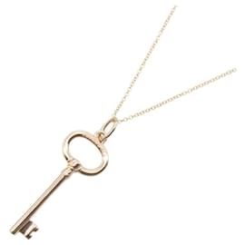 Collana a forma di chiave ovale Tiffany & Co. in oro rosa 18K