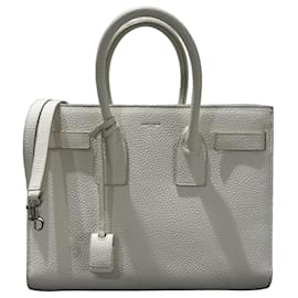 Saint Laurent Sac de Jour Piccolo Crema Bianco