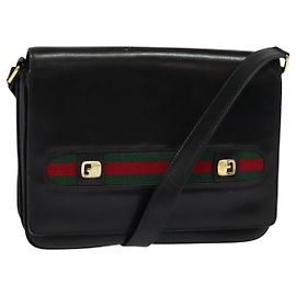 Borsa a tracolla in pelle Gucci linea Sherry