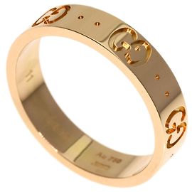 Anello Band Gucci Icon #11 in oro rosa 18K