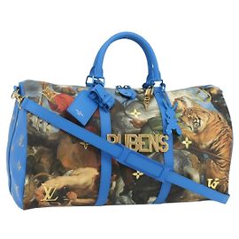 LOUIS VUITTON Collezione Masters Keepall Bandouliere 50 M43344 LV Auth 167273SM