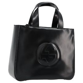 Borsa a mano GUCCI in pelle verniciata nera e argento 000 2058 0504 5 Auth 177486