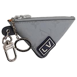 LOUIS VUITTON Monogram Satellite Porte Cles Charm Silver MP2217 LV Auth 167268M - Louis Vuitton