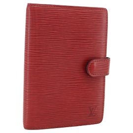 COPERTINA PER AGENDA GIORNALIERA LOUIS VUITTON Epi Agenda PM Rossa R20057 LV Auth 177340