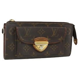 LOUIS VUITTON Monogramm Geldbörse Astrid Long Wallet M61781 LV Auth bs35084