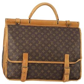 LOUIS VUITTON Borsa Boston Monogram Sac Chassour 45 M41922 LV Auth bs34738A