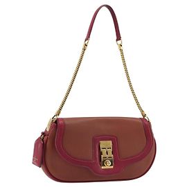 LOUIS VUITTON Borsa Baguette Trapezi Art Deco Pelle Rosa LV Auth 177283V