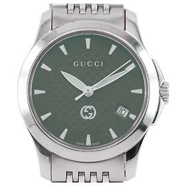 Gucci Armbanduhr aus Edelstahl mit Quarzwerk