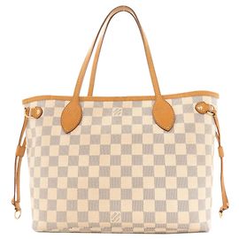 Louis Vuitton Damier Azur Neverfull PM Tote Bag