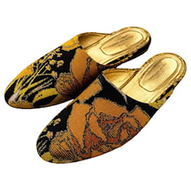 Dries Van Noten Mules Jacquard Floral