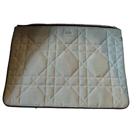 Clutch Christian Dior Cannage in Denim