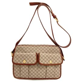 Borsa a tracolla in tela con motivo Macadam per donna Celine - Céline