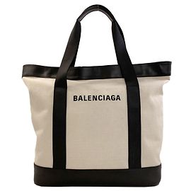 Borsa tote in tela e pelle Balenciaga