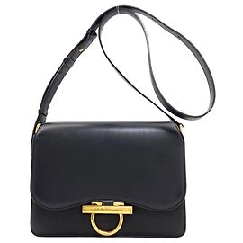 Borsa a tracolla lunga Salvatore Ferragamo Gancini Hardware