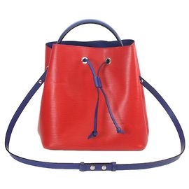 Sac à bandoulière Louis Vuitton Epi Coquelicot Blue NeoNoe
