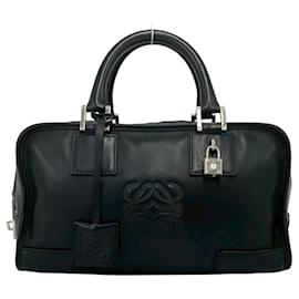 Borsa a mano in pelle Loewe Amazona 28 Anagram Logo