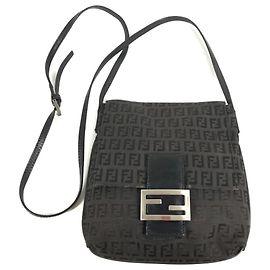 Borsa a tracolla Fendi Zucchino Logo