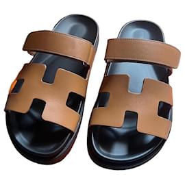 Sandalias Hermès Chypre Gold