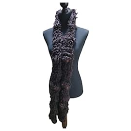 Cachecol longo de lã com motivo floral SPORTMAX - Max Mara
