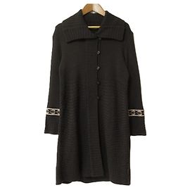 Autre Marque Cardigan lungo in maglia con misto seta LEONARD