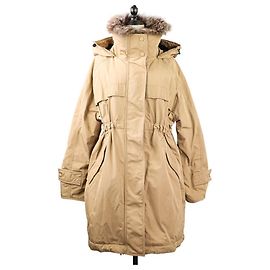 Abrigo de plumón Moncler LAGOPEDE de piel de zorro