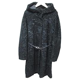 Abrigo S Max Mara en jacquard de terciopelo