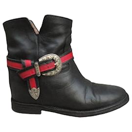 Via Roma 15 Leder Stiefeletten - Autre Marque