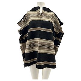 Isabel Marant Poncho en laine rayée