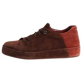 Loro Piana Braune Wildleder-Sneaker - Größe EU 39