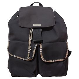 Burberry Nylon Rucksack mit Nova Check Besatz