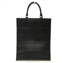 Borsa Tote Piatta Louis Vuitton Epi Stretch Silver Fizz