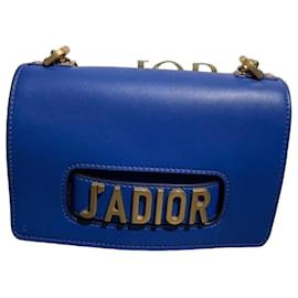 Borsa Dior Jadior in pelle blu