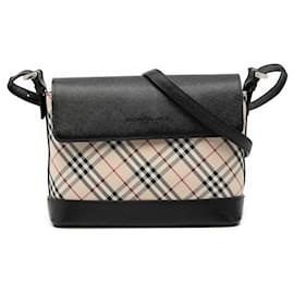 Borsa a tracolla Burberry Beige Nova Check Canvas