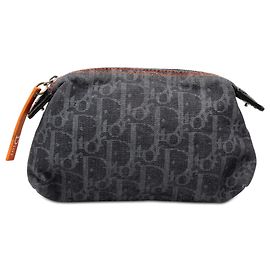 Dior Blue Diorissimo Trotter Denim Flight Cosmetic Pouch