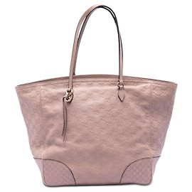 Borsa Tote Bree Guccissima rosa di Gucci