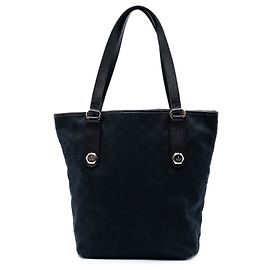 Gucci Charmy Tote aus blauem GG Canvas