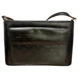 Sac à épaule Louis Vuitton Monogram Mat Alston Black