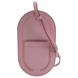 Hermès Handy-Umhängetasche aus Ziegenleder in Rosa