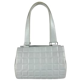 Borsa a tracolla in pelle azzurro Chanel