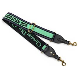 NEW CHRISTIAN DIOR CANVAS SHOULDER STRAP GREEN 82-122 SAC SHOULDER STRAP
