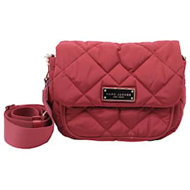 Borsa a tracolla Marc Jacobs Quilted Utility in nylon rosso