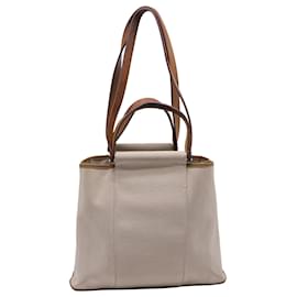 Tote Hermès Toile Officier Cabag 32 in tela beige
