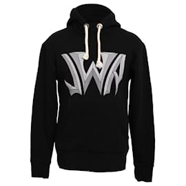 Jw Anderson Hoodie mit Gothic-Logo-Print aus schwarzer Baumwolle - JW Anderson