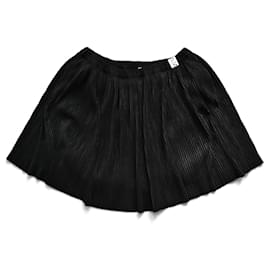 Christian Dior Girl Plisierter Rock, Schwarz, Gr. 10