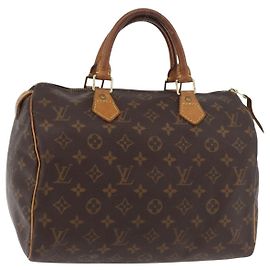 LOUIS VUITTON Borsa Monogram Speedy 30 M41526 LV Auth 177699